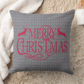 Kerstaire kerstgrijze Diamond Design Pillow Kussen (Deken)