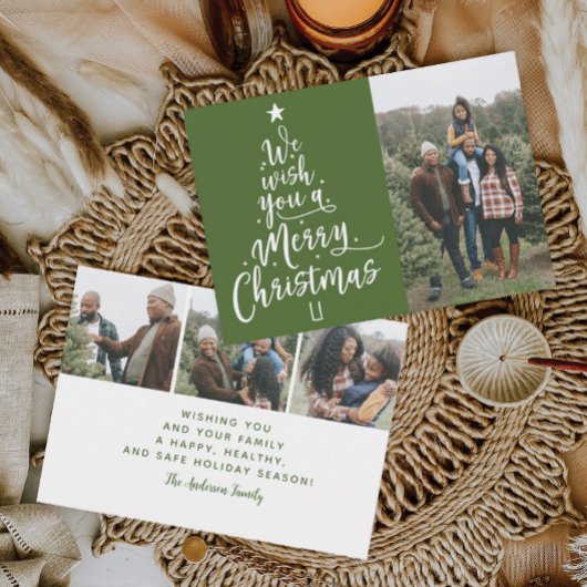 Kerstaire kerstkaart bedankkaart