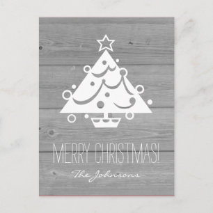 Kerstaire kerstkaart voor kerstpanelen uit de roes feestdagenkaart