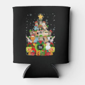 Kerstaire kerstkatten — Kerstmis Blikjeskoeler (Voorkant)