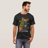 Kerstaire kerstlampbomen van Cane Corso T-shirt (Voorkant volledig)