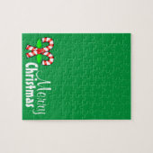 Kerstaire kerstsnoeprietbedekking legpuzzel (Horizontaal)