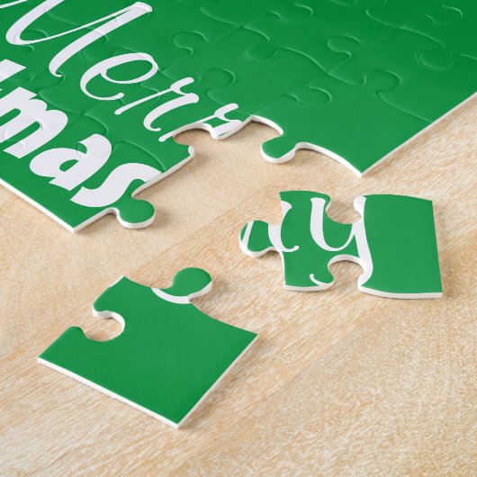 Kerstaire kerstsnoeprietbedekking legpuzzel (Zijkant)