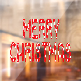 Kerstaire kerstsnoepwinkel, startpunt & winkel, 11 raamsticker
