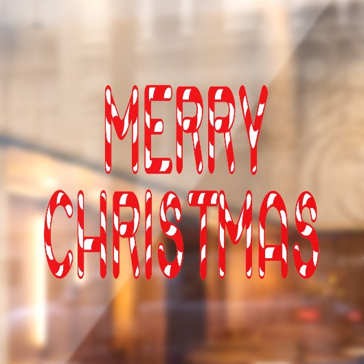 Kerstaire kerstsnoepwinkel, startpunt & winkel, 11 raamsticker (Vel 2)