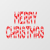 Kerstaire kerstsnoepwinkel, startpunt & winkel, 11 raamsticker (Vel)