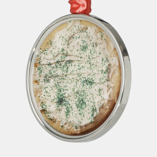 Kerstaire kerstsuikerkoekjes Snoep Metalen Ornament (Links)