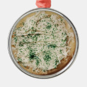 Kerstaire kerstsuikerkoekjes Snoep Metalen Ornament (Voorkant)