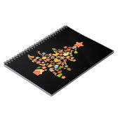 Kerstaire koekjes Koekjeskostuum Decor for Gingerb Notitieboek (Linkerzijde)