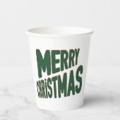 Kerstaire kopjes papieren bekers (Voorkant)