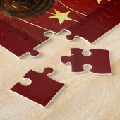 Kerstaire koulage Frosty Horse GMC Truck Tractor Legpuzzel (Zijkant)