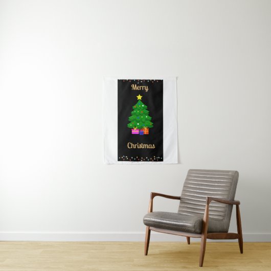 Kerstaire kunst wandkleed (In situ)