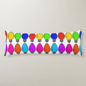 Kerstaire  lampen Sierkussen Lichaamskussen (Voorkant)