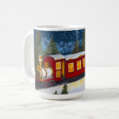 Kerstaire  Mok van de Rode Steamtrein (Voorkant links)