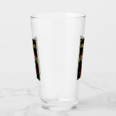 Kerstaire rode wijn glas (Rechts)