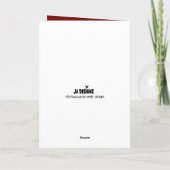 kerstaire speciale levering feestdagen kaart (Achterkant)