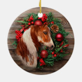 Kerstaire versiering van keramische keramische ker keramisch ornament (Achterkant)