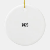 Kerstairkerkeramisch sieraad keramisch ornament (Achterkant)