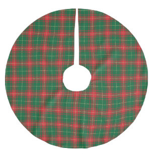 Kerstairkleurig rood tartan-patroon kerstboom rok