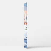 Kerstairlandschap met sneeuwdekhuis Case-Mate iPhone case (Achterkant / Rechts)