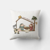 Kerstairmannetje Kussen (Achterkant)