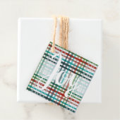 Kerstairpatroon Bedankjes Labels (In situ)