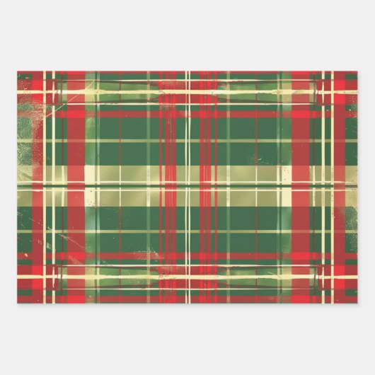 Kerstairpatroon Inpakpapier Vel (Voorkant 2)