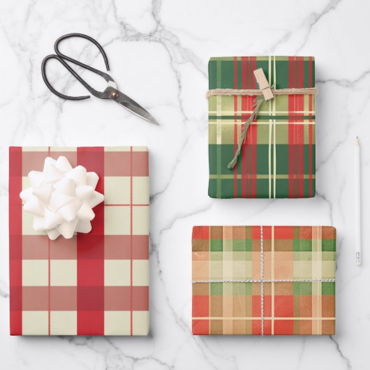 Kerstairpatroon Inpakpapier Vel (Voorkant)