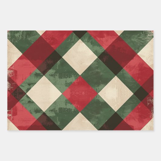 Kerstairpatroon Inpakpapier Vel (Voorkant 3)