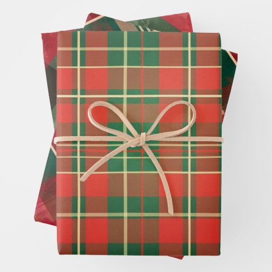 Kerstairpatroon Inpakpapier Vel (In situ)