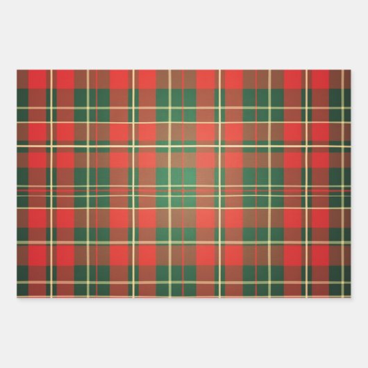 Kerstairpatroon Inpakpapier Vel (Voorkant)