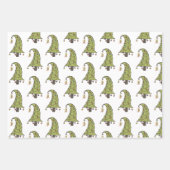 Kerstairpatroon met Gay Pride Rainbow Inpakpapier Vel (Voorkant 2)