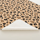 Kerstairpatroon met luipaard sherpa deken (3/4)