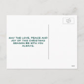 Kerstairpitten en sterrenhemel feestdagenkaart (Achterkant)