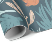 Kerstairrel Pine Cone Fir Bough Cadeaupapier (Rol Hoek)