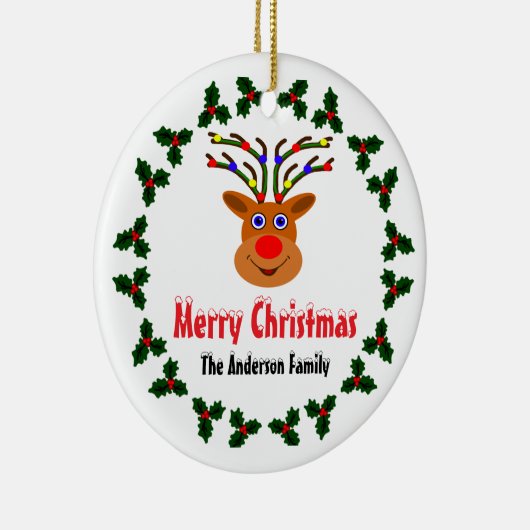 Kerstairrenkeramische decoratie (Rechts)