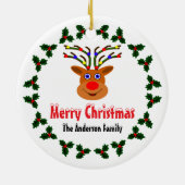 Kerstairrenkeramische decoratie (Achterkant)