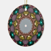 Kerstairriches Fractal keramisch Ornament (Links)