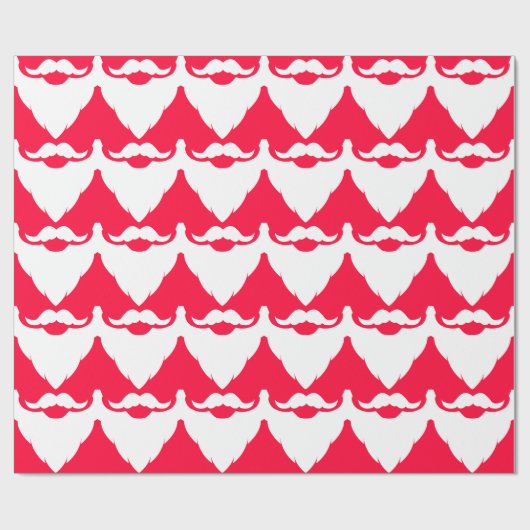 Kerstairrode en witte kerststaarten cadeaupapier (Vlak)