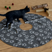 Kerstairrok grijs Pet Paw Kerstboom Rok