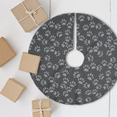 Kerstairrok grijs Pet Paw Kerstboom Rok