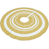 Kerstairrok met gouden en witte ringen kerstboom rok (Gekanteld)