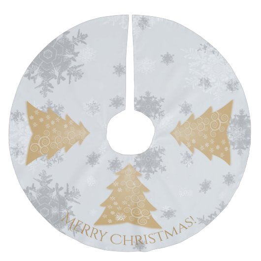 Kerstairrok met goudkoorts kerstboom rok (Voorkant)