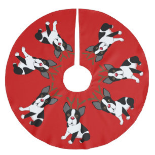 Kerstairrok van Boston Terrier Reindeer Kerstboom Rok