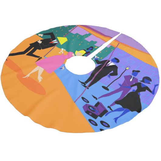 Kerstairrok voor stadsbeugel kerstboom rok (Gekanteld)