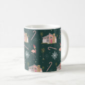 Kerstairroze Kamerpalmboom uit de Mideeuw Koffiemok (Voorkant rechts)