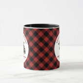 Kerstairschaal van West-Yellowstone Montana Mok (Midden)