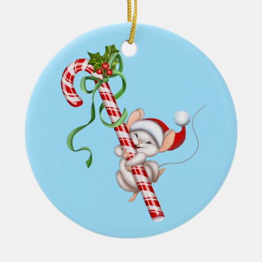 Kerstairversiering — Kerstaire keramische versieri Keramisch Ornament (Voorkant)