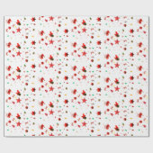 Kerstairversieringen en groene foto cadeaupapier (Vlak)