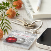 Kerstairversieringen in de vorm van siliconen - ac sleutelhanger (Voorkant Rechts)